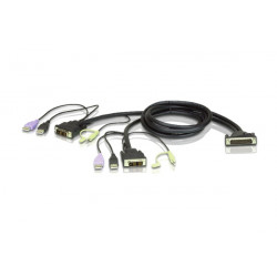 ATEN 1.2M DVI Single-Link KVM Cable