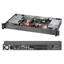 SUPERMICRO mini1U chassis, 2x 3,5" fixed HDD (nebo s MCP-220-00044-0N 4x2,5"), 200W (Gold)