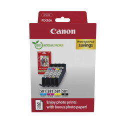 Canon cartridge INK CLI-581 BK C M Y PHOTO VALUE