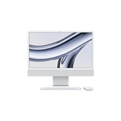 APPLE 24-inch iMac with Retina 4.5K display: M3 chip with 8-core CPU and 10-core GPU, 256GB SSD - Silver