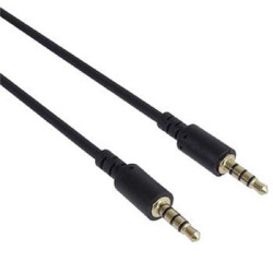 PremiumCord Kabel Jack 3.5mm 4 pinový M M 1m pro Apple iPhone, iPad, iPod