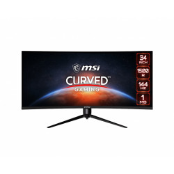 MSI Optix MAG342CQR LCD VA/PVA/MVA 34" 3440 x 1440 1ms 300nitů 4000:1 144Hz   Pivot   Černá 