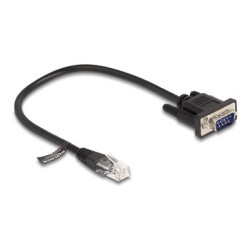 Cable RJ45 plug to Serial RS-232 D-Sub 9