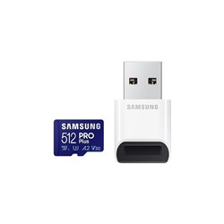 Samsung micro SDXC karta 512GB PRO Plus + USB adaptér