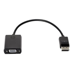 HP DisplayPort to VGA Adapter - Nástroj pro převod videa - DisplayPort - VGA - pro EliteBook 8470; Pro 260 G9; ZBook 14u G4, 15, 15u G2, 15u G4, 17, 17 G2, 17 G3, 17 G4