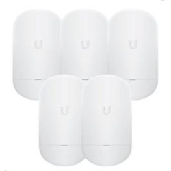 Ubiquiti Nano Stanice Loco 5AC AirMax, 2x2 MIMO 5 GHz, 13 dBi, PoE-in, 5 kusů