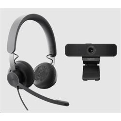 Logitech Wired Personal Video CollabKit - GRAPHITE - EMEA - TEAMS