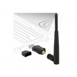 Delock USB 2.0 Dual Band WLAN ac a b g n Stick - Síťový adaptér - USB 2.0 - 802.11ac - černá