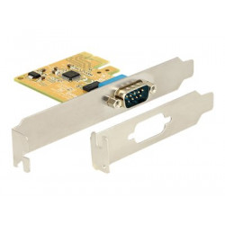 Delock PCI Express Card 1 x Serial - Sériový adaptér - PCIe 2.0 - RS-232