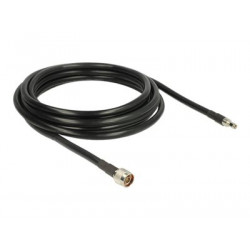 Delock CFD400 LLC400 low loss - Kabel antény - N konektor (Z) do RP-SMA (Z) - 5 m - koaxiál - černá
