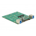 Delock Converter SATA USB 3.1 type B socket M.2 mSATA slot - Řadič úložiště - mSATA, M.2 - M.2 Card mSATA - SATA 3Gb s, USB 3.1 (Gen 2)