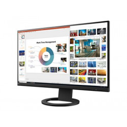 EIZO FlexScan EV2760-BK - LED monitor - 27" - 2560 x 1440 QHD - IPS - 1000:1 - 5 ms - HDMI, DVI-D, 2xDisplayPort - reproduktory - černá