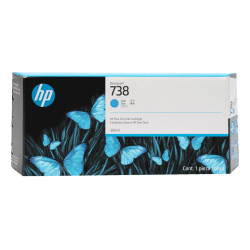 HP 738 azurová inkoustová kazeta (300ml), 676M6A