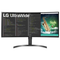 LG VA monitor 35WN75CP QHD prohnutý 35" 3440x1440 300cd m2 5ms GtG 2x HDMI DP USB-C repro