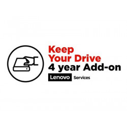 Lenovo Keep Your Drive Add On - Prodloužená dohoda o službách - 4 let - pro ThinkBook 13; 14; 15; ThinkPad E15; E48X; E49X; E58X; E59X; ThinkPad Yoga 11e (5th Gen)