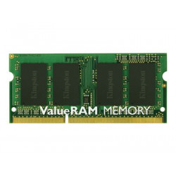 Kingston ValueRAM - DDR3L - sada - 8 GB: 2 x 4 GB - SO-DIMM 204-pin - 1600 MHz PC3L-12800 - CL11 - 1.35 1.5 V - bez vyrovnávací paměti - bez ECC