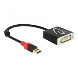 Delock - Externí video adaptér - USB 3.0 - DVI - černá - maloobchod
