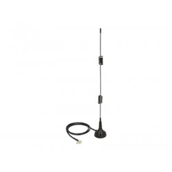 Delock LTE Antenna - Anténa - Smart Home - 3 dBi - všesměrová - vnitřní - černá