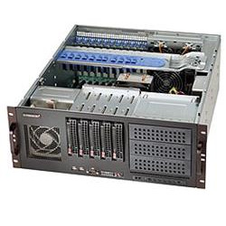 SUPERMICRO 4U 5x 3,5" HS SAS SATA, 3x 5,25", 2x600W (80PLUS Platinum)