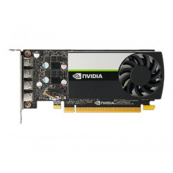 NVIDIA T1000 - Grafická karta - T1000 - 4 GB GDDR6 - PCIe 3.0 x16 nízký profil - 4 x Mini DisplayPort