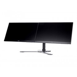 Iiyama DS1002D-B1 - Stojan - pro 2 monitory (nastavitelné rameno) - černá - velikost obrazovky: 10"-30" - stolní stojan - pro ProLite E2783QSU-B1, XU2495WSU-B1, XUB2495WSU-B1