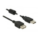 Delock - Prodlužovací šňůra USB - USB (M) do USB (F) - USB 2.0 - 1 m - černá