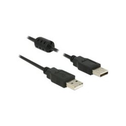 Delock - Kabel USB - USB (M) do USB (M) - USB 2.0 - 1.5 m - černá