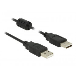 Delock - Kabel USB - USB (M) do USB (M) - USB 2.0 - 2 m - černá