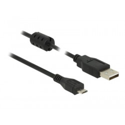 Delock - Kabel USB - USB (M) do Micro USB typ B (M) - USB 2.0 - 5 m - černá