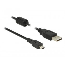 Delock - Kabel USB - USB (M) do mini-USB typ B (M) - USB 2.0 - 3 m - černá