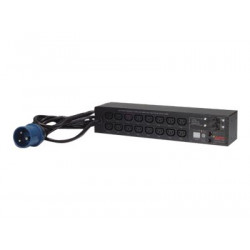 APC Switched Rack PDU AP7922B - Rozvodná jednotka PDU (k montáži na regál) - AC 230 V - Ethernet 10 100 - vstup: IEC 60309 32A - výstupní konektory: 16 (IEC 60320 C13) - 2U - 3.66 m kabel - pro P N: SCL400RMJ1U, SCL500RMI1UC, SCL500RMI1UNC, SMTL1000RMI2UC, SMTL750RMI2UC