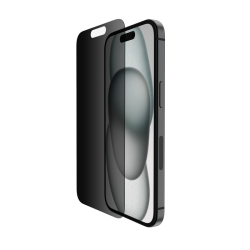 Belkin SCREENFORCE™ TemperedGlass Privacy Anti-Microbial ochranné privátní sklo pro iPhone 15 iPhone 14 Pro