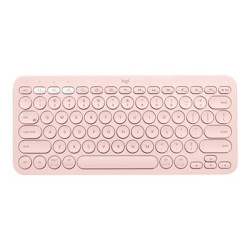 Logitech K380 Multi-Device Bluetooth Keyboard - Klávesnice - bezdrátový - Bluetooth 3.0 - QWERTY - US mezinárodní - ru?ová