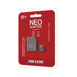 HIKSEMI MicroSDHC karta 8GB, C10, (R:23MB s, W:10MB s) + adapter