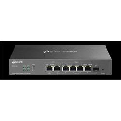 TP-LINK "Omada Multi-Gigabit VPN RouterPORT: 1× 2.5G RJ45 WAN Port, 1× 2.5G RJ45 WAN LAN Port, 1× Gigabit SFP WAN LAN P