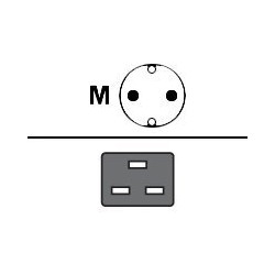 Cisco - Elektrický kabel - IEC 60320 C19 do CEE 7 7 (M) - AC 250 V - 16 A - 4.3 m - Evropa - pro Catalyst 6000