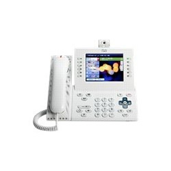 Cisco Unified IP Phone 9971 Slimline - IP video telefon - IEEE 802.11b g a (Wi-Fi) - SIP - víceřádkový - arktická bílá