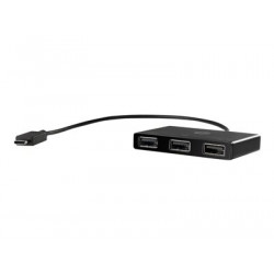 HP USB-C to USB-A - Rozbočovač - 3 x SuperSpeed USB 3.0 - desktop - pro OMEN by HP 16, 17; ENVY x360; Pavilion Aero 13; Pavilion Gaming TG01; Pavilion x360