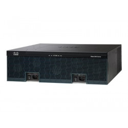 Cisco 3945E - Voice Bundle - směrovač - hlasový faxový modul - GigE - porty WAN: 4 - Lze montovat do rozvaděče