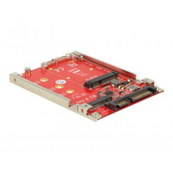 Delock - Řadič úložiště - M.2 - M.2 Card mSATA - SATA 6Gb s