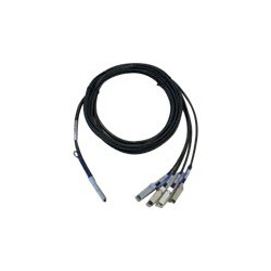 Cisco Direct-Attach Breakout Cable - Síťový kabel - QSFP+ (M) do SFP+ (M) - 3 m - šedá - pro P N: N9K-C93180YC-FX3, N9K-C9336C-FX2-E, NC55-MPA-4H-HX-S=, NC57-24X400G-BA=, UCS-FI-64108