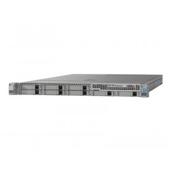 Cisco Business Edition 6000 restricted - Server - instalovatelný do racku - 1U - 2-směrný - 2 x Xeon E5-2630V3 2.4 GHz - RAM 48 GB - SATA SAS - vyměnitelný za chodu 2.5" zásuvka(y) - bez HDD 8 x 300 GB - G200e - GigE - žádný OS - monitor: žádný