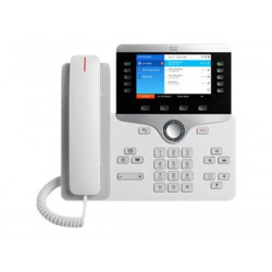 Cisco IP Phone 8861 - Telefon VoIP - IEEE 802.11a b g n ac (Wi-Fi) - SIP, RTCP, RTP, SRTP, SDP - bílá