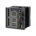 Cisco Industrial Ethernet 4000 Series - Přepínač - řízený - 4 x Gigabit SFP + 8 x 10 100 1000 (PoE+) + 4 x kombinace Gigabit SFP - lze montovat na konzolu DIN - PoE+ - DC power - kompatibilní s TAA