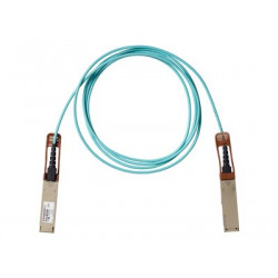 Cisco - Kabel pro přímé připojení 100GBase - QSFP do QSFP - 20 m - optické vlákno - aktivní - pro P N: C9500-32C-EDU, C9500-32QC-EDU, N9K-X9788TC-FX-RF, NCS-55A1-24H-B, NCS-55A1-36H-SE-S