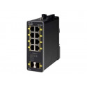 Cisco Industrial Ethernet 1000 Series - Přepínač - řízený - 8 x 10 100 1000 (PoE+) + 2 x 1000Base-X SFP (uplink) - lze montovat na konzolu DIN - PoE+ - napájení DC