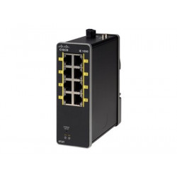 Cisco Industrial Ethernet 1000 Series - Přepínač - řízený - 2 x 10 100 (uplink) + 6 x 10 100 (downlink) - lze montovat na konzolu DIN - DC power