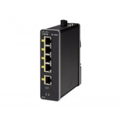 Cisco Industrial Ethernet 1000 Series - Přepínač - řízený - 1 x 10 100 (uplink) + 4 x 10 100 (downlink) - lze montovat na konzolu DIN - DC power