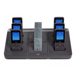 Cisco Multi-Charger - Nabíječka baterií nabíjecí stojan + AC napájecí adaptér - pro IP Phone 8821; Unified Wireless IP Phone 8821, 8821-EX