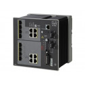 Cisco Industrial Ethernet 4000 Series - Přepínač - řízený - 4 x combo SFP + 4 x kombinace Gigabit SFP - lze montovat na konzolu DIN - DC power - kompatibilní s TAA